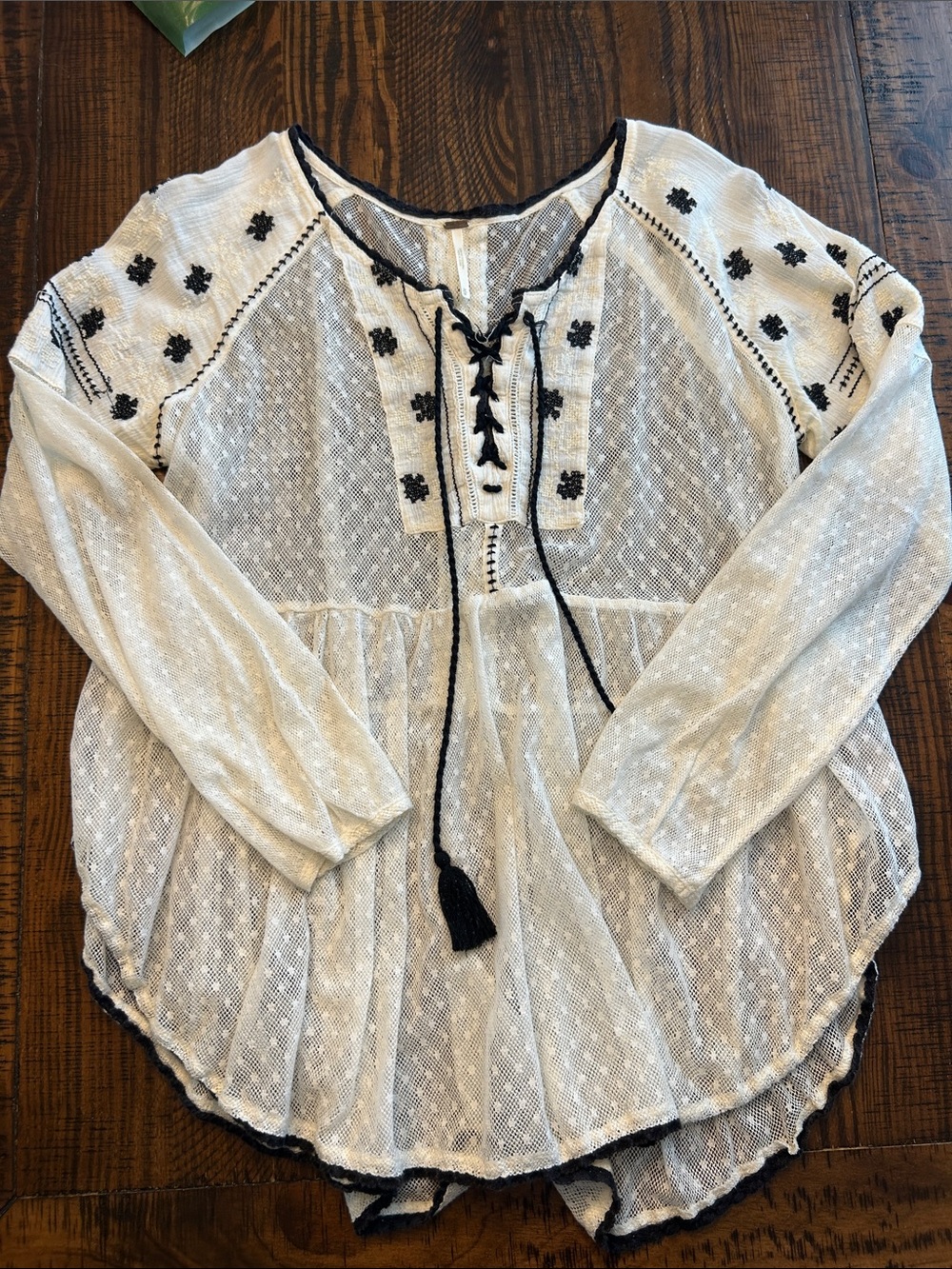Free People Bohemian Lace Top